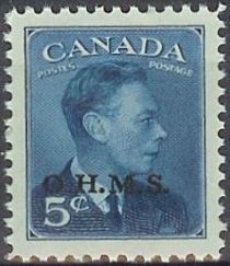 King George VI - "Postes-Postage"