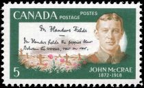 50th Death Anniversary of John McCrae (1872-1918)