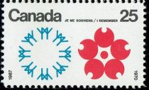 Expo'67 Emblem and Stylised Cherry Blossom