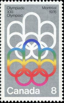 Emblem of 1976 Olympics