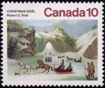 "The Ice Cone, Montmerency Falls", R.C. Todd