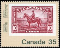 R.C.M.P, 10c stamp 1935