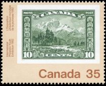 Mt. Hurd, 10c stamp 1928