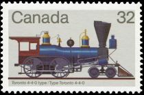 Locomotive "Toronto", 1853