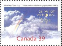 150th Anniversary of Weather Observing in Canada, 1840-1990