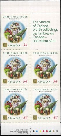 German Weihnachtsmann Booklet Pane