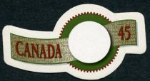 Greeting Stamp.  "Canada" on left