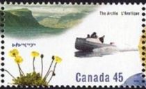 Arctic Poppy, Auyuittuq National Park and Cargo Canoe