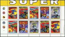 Comic Book Superheroes Booklet Pane