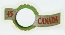 Greeting Stamp.  "Canada" on right