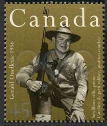 Gerald Ouellette, Smallbore Rifle, Prone, 1956