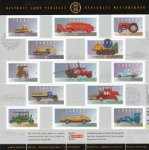 Historic Land Vehicles - Sheet of 13