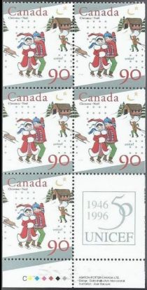 Couple Ice Skating Booklet Pane