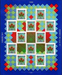 Patchwork Quilt Maple Leaf Sheet