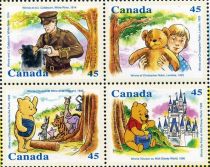 Winnie The Pooh Block of 4