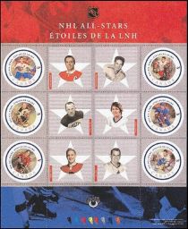 NHL All-Stars - Miniature sheet