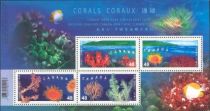 Canada Corals 2002 souvenir sheet