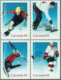 2002 Winter Olympics Block of 4