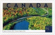 Train in Agawa Canyon, Northern Ontario