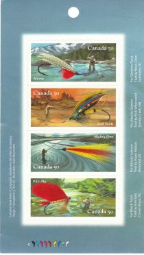 Fishing Flies - Booklet pane