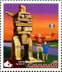 Inukshuk, Hay River, NT