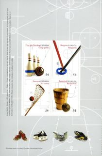 Canadian Inventions - Booklet pane