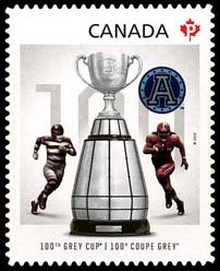 100th Grey Cup Game - Overprinted winner Toronto Argonauts