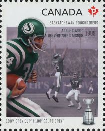 Saskatchewan Roughriders. A True Classic (1989) 77th Grey Cu