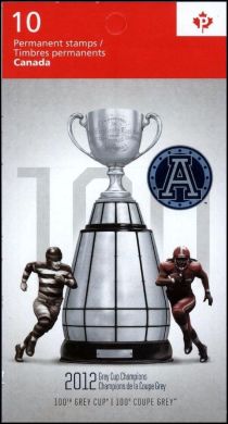 100th Grey Cup Game - Overprinted winner Toronto Argonauts