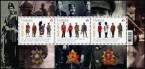 The Regiments mini sheet