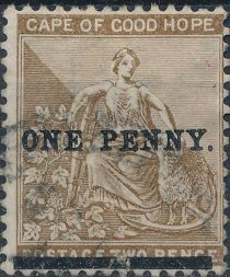 Allegory of hope - Overprinted