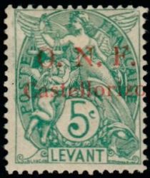 Type Blanc overprinted