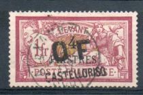 Type Merson overprinted and Turkish surcharge