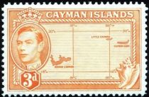 Cayman Islands' map