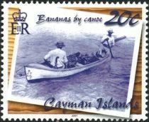 Bananas by canoe