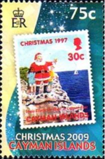 1997 issue titled "Santa’s Cayman Christmas"