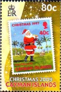 1997 issue titled "Santa’s Cayman Christmas"