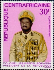 President Colonel Jean Bedel Bokassa