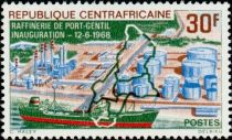 Inauguration of the refinery in Port-Gentil