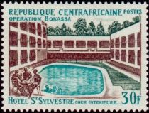 Hotel Saint-Sylvestre (courtyard with swimming pool)