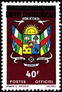 Coat Of Arms Overprinted