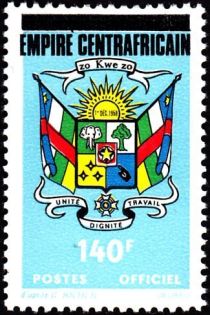 Coat Of Arms Overprinted