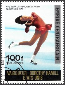 Dorothy Hamill, USA - Overprinted