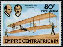 Wilbur and Orville Wright and Plane