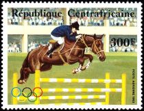 Horse Show, Show Jumping (Equus ferus caballus)