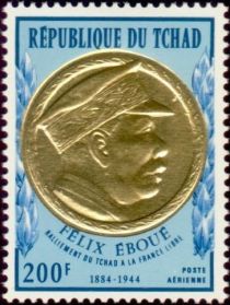 General de Gaulle and Felix Eboue