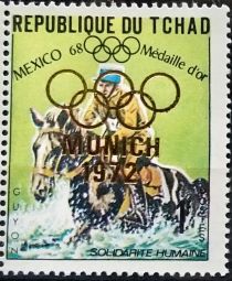 Jean J. Guyon - France - Equestrian overprint