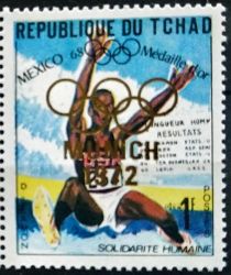 Bob Beamon - USA - Long Jump overprint