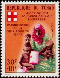 1st anniv. the Chadian Red Cross