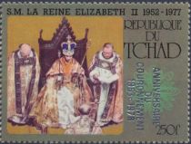 Coronation of Queen Elizabeth II, overprint